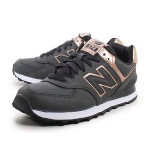 New Balance Grey and Rose Gold